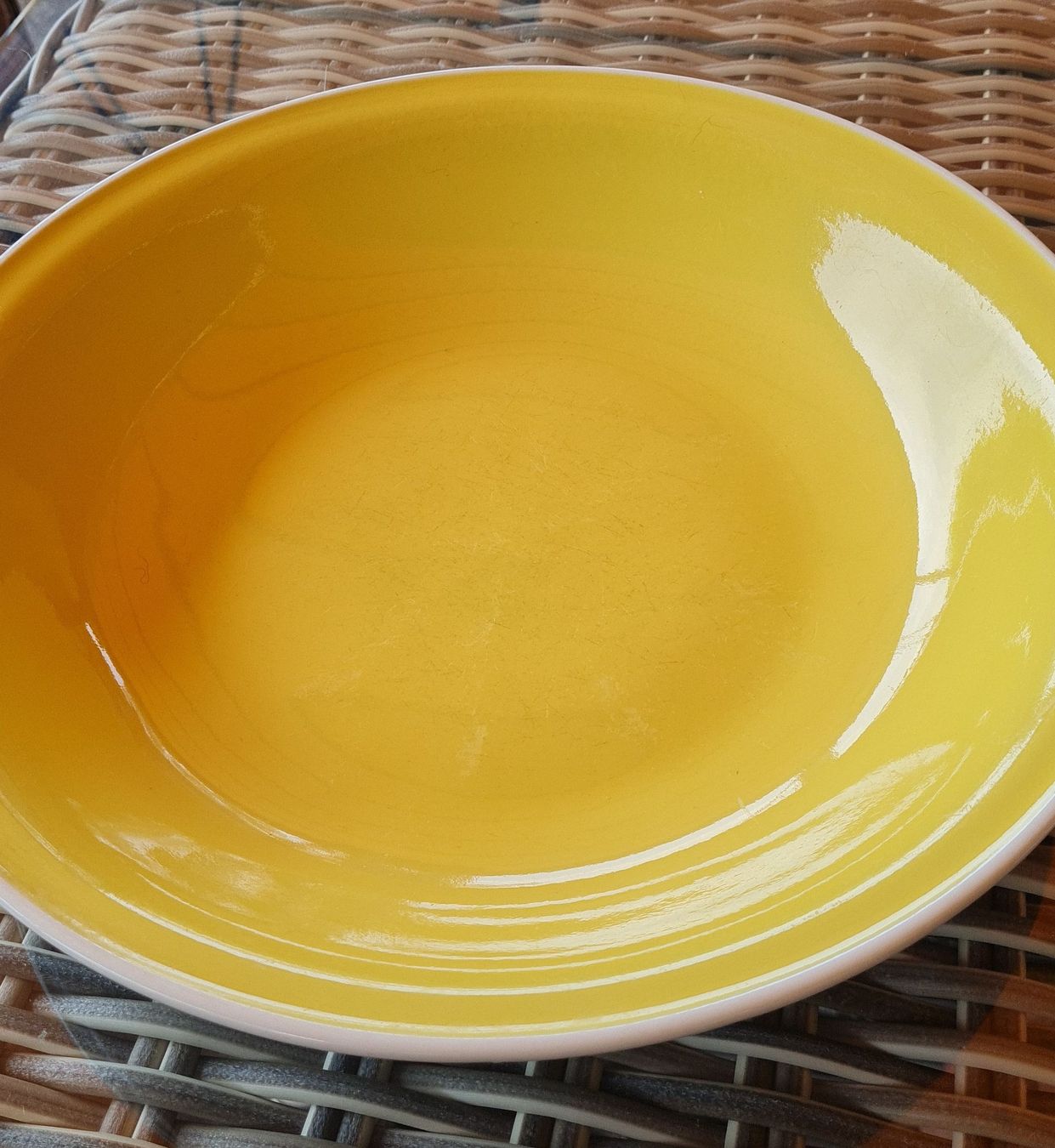 Rössler Teller: Rössler Röstiteller gross neu gelb – Neu (gemäss Beschreibung) aus Münsingen von Cuci31