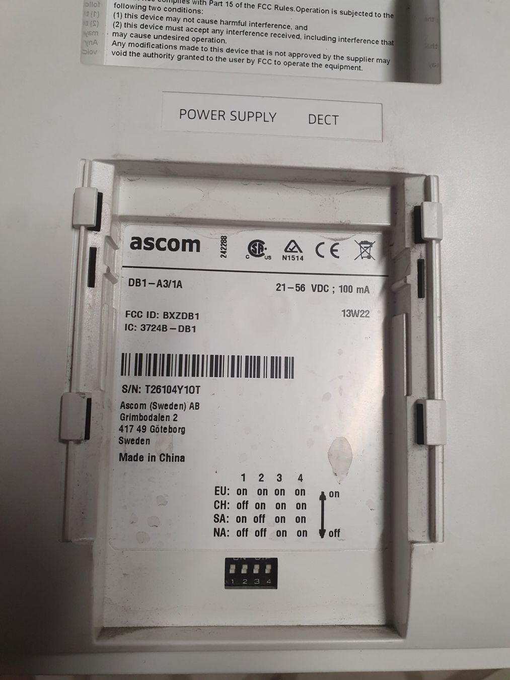 Modems & Router: Ascom DB1-A3/1C IP-DECT Basisstation – Gebraucht aus Zürich von eymen20 2
