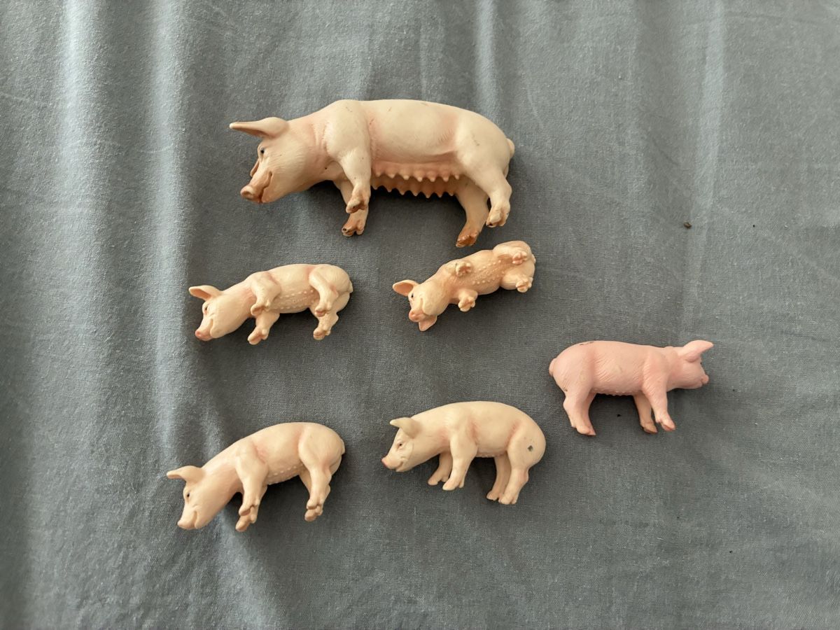 Schleich Statuette: Schleich Sau mit Ferkeln – Usato da Wetzikon ZH venduto da Higure 1