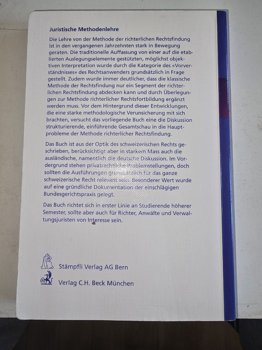 Libri: Juristische Methodenlehre - Kramer – Usato da Oberbüren venduto da Elk2025 1