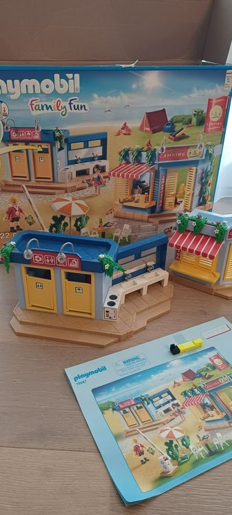 Playmobil 71727 Camping Complet Accueil Boutique Espace Loisirs