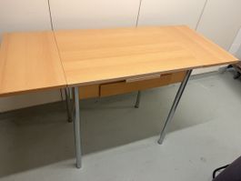 Gebrauchter Ausziehtisch, Buche mit Schublade, Top Zustand