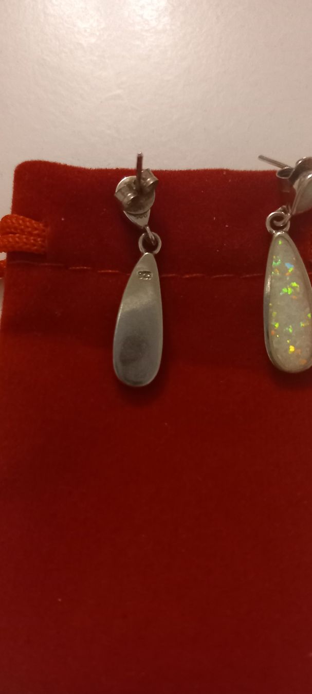 Orecchini pendenti & Orecchini a lobo: Silber Ohrringe 925 mit Opal – Nuovo (secondo la descrizione) da Balsthal venduto da Marica75 2