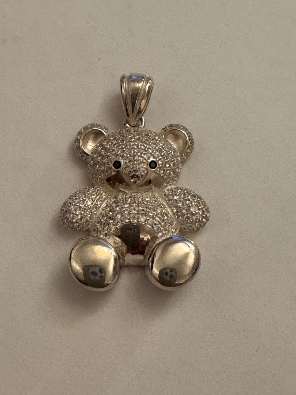 Anhänger: 925 Sterling Silver Teddy Bear Cubic Zirconia 3D – Neu und originalverpackt aus Bern von Javero 7