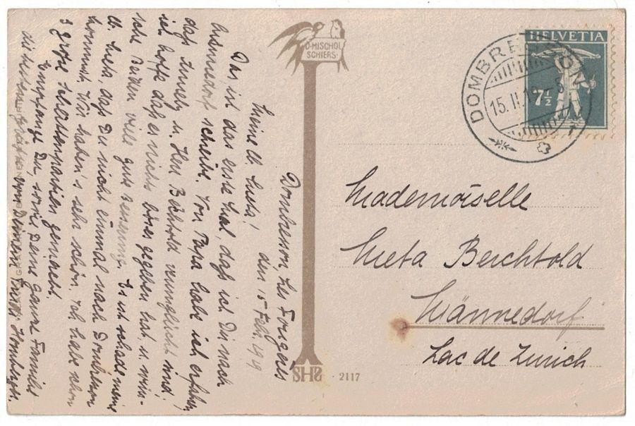 Cartoline postali: Mon beau pays (Mischol) – Usato da Frauenfeld venduto da POML 1