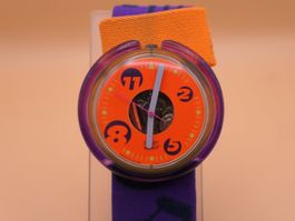 Swatch POP "FITNESS CLUB" PWK162 ,1992 , neue Batterie
