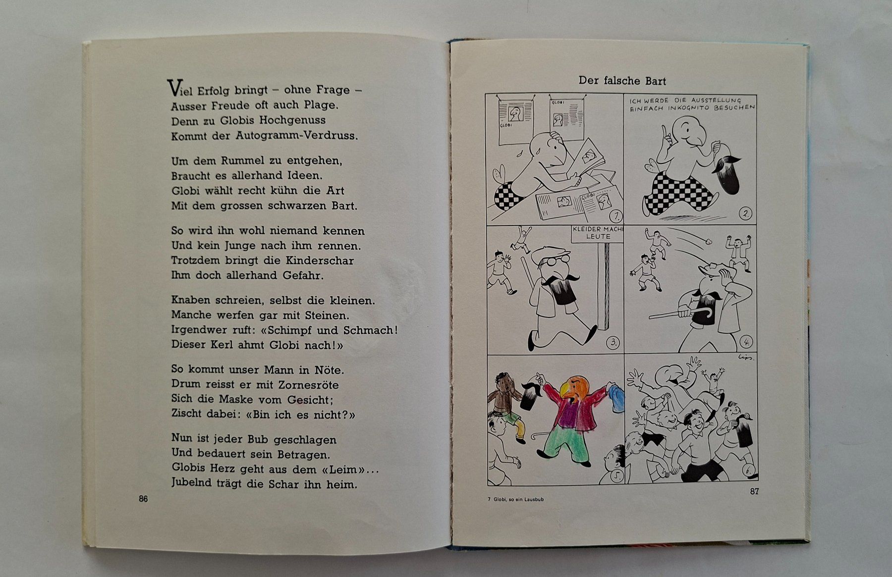 Libri: Globi, so ein Lausbub - Kinderbuch Klassiker, 2. Aufl. 1978 – Usato da Opfikon venduto da Diversamente 7