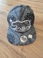 California Republic Snapback Cap Paisley Schwarz