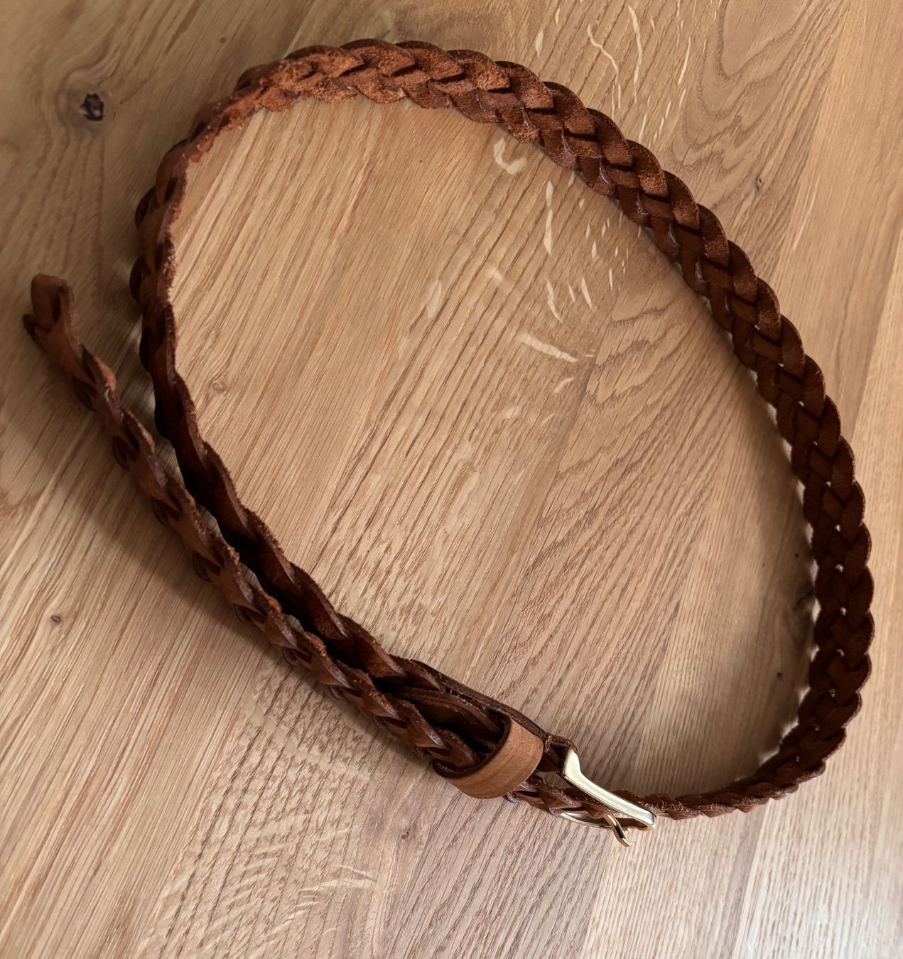 Cinture: Vanzetti cognac braided leather belt, size 75 – Nuovo e nell'imballaggio originale da Kilchberg ZH venduto da ben_pc68 8