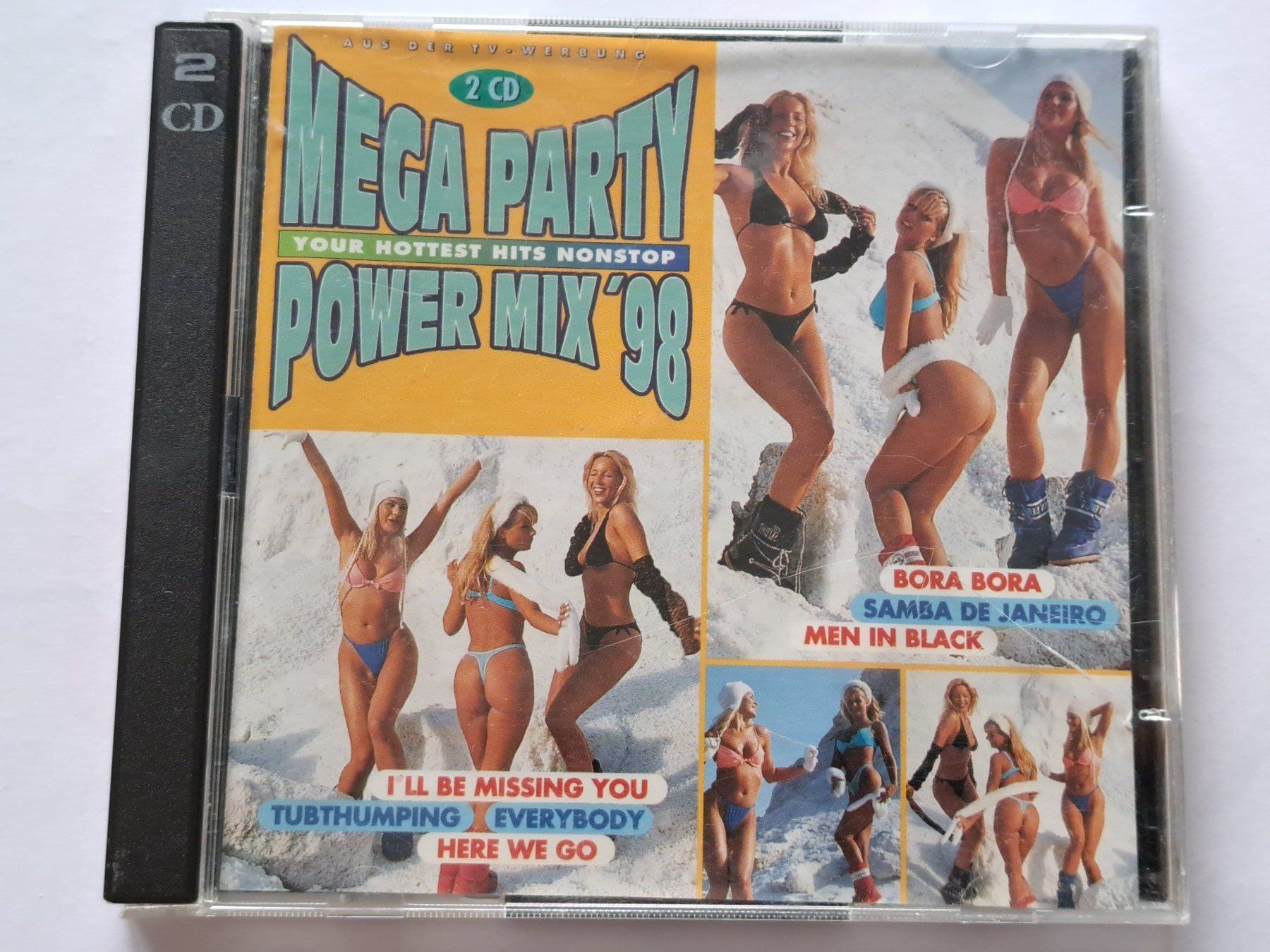 CD: 2 Cds Mega Party Power mix 98 – Usato da Pully venduto da bro_n52j