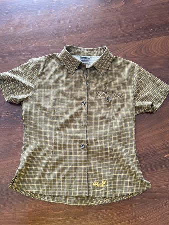 Damen Hemd Jack Wolfskin kariert Grösse S Top Zustand