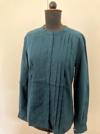Damenbluse petrol