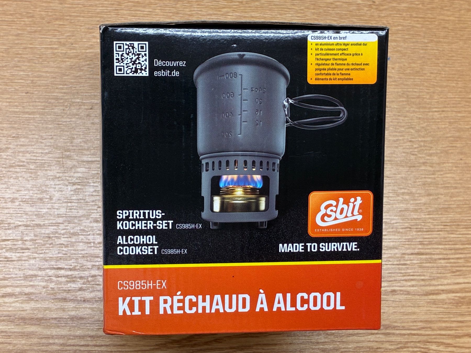 Elettrodomestici da cucina: Esbit Spirituskocher-Set – Nuovo e nell'imballaggio originale da Menznau venduto da KammermannAG 1