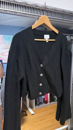 Pulli H&M Schwarz, Gr L