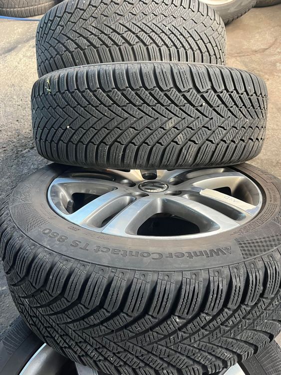 205 55 16 VW alu felgen mit winterreifen fast neu Kaufen auf Ricardo