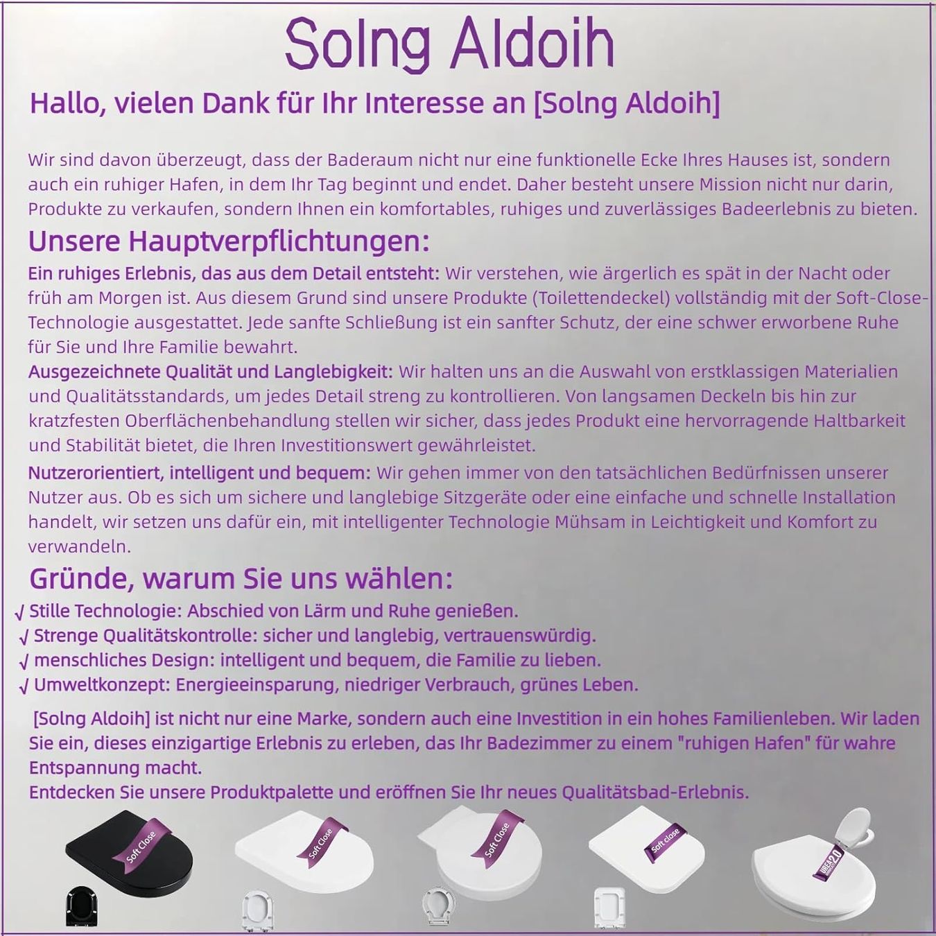 WC: WC Sitz Eckig Softclose Abnehmbar Renova – Nuovo e nell'imballaggio originale da Suhr venduto da SchnapperCH 8