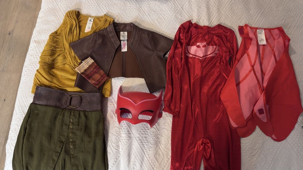 Children's Costume Bundle Raya, PJ Mask & Descendants 7-8y (Gebraucht ...