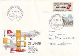 75 Jahre Flugplatz Dübendorf-Wangen (Sonderflug) 1985