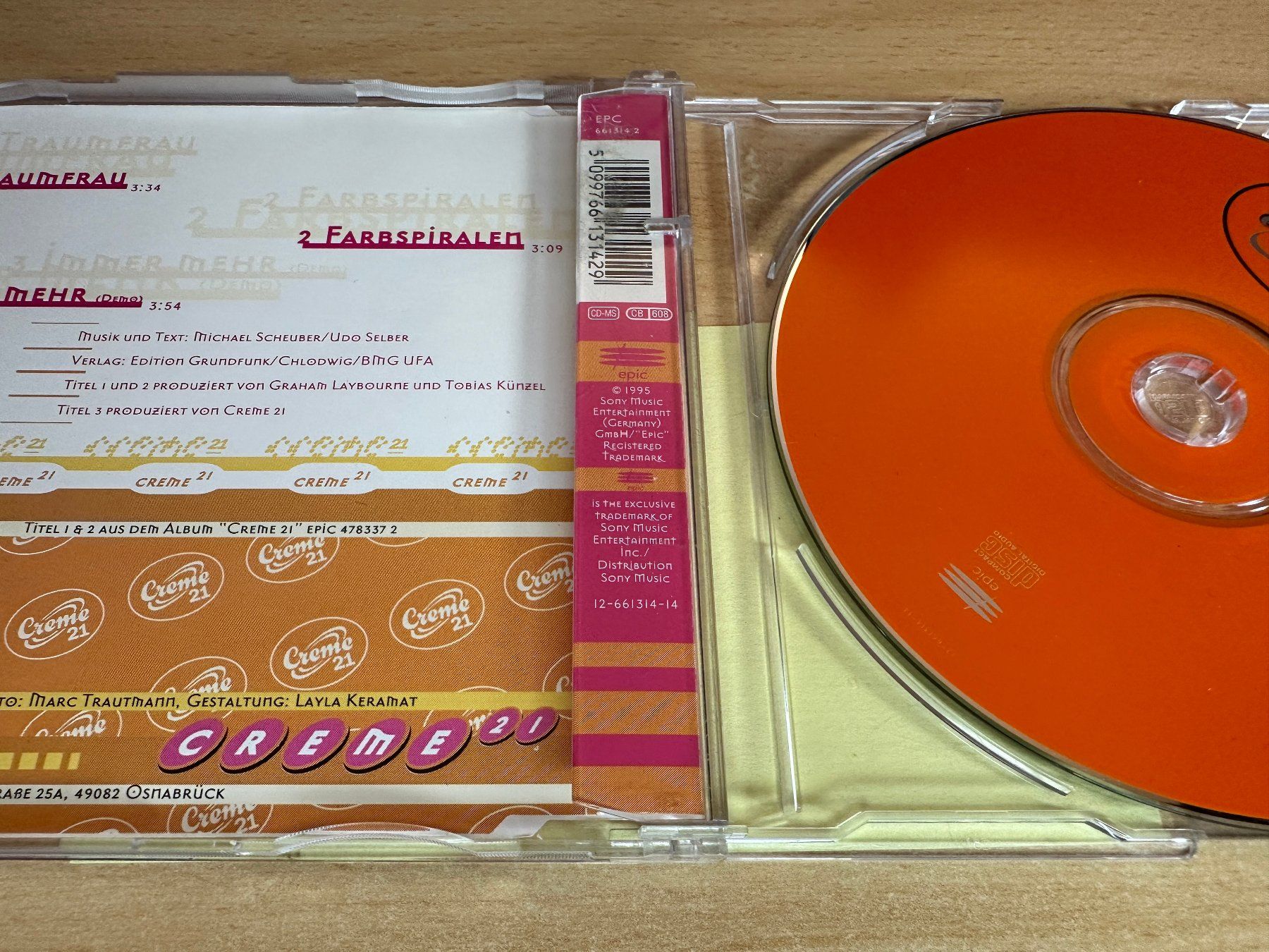 CDs: Creme 21 – Traumfrau - Maxi Single CD – D'occasion à Rikon im Tösstal par Alpenmutz 1
