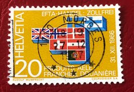 CH Briefmarken Stempelt Morges