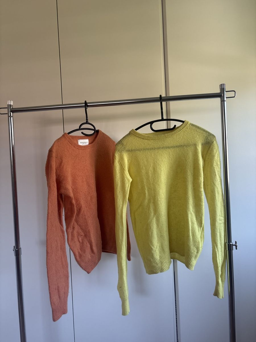 Pullover & Sweatshirts: SPARZ Pullover orange und gelb Grösse M – Gebraucht aus Stans von lin_psv7