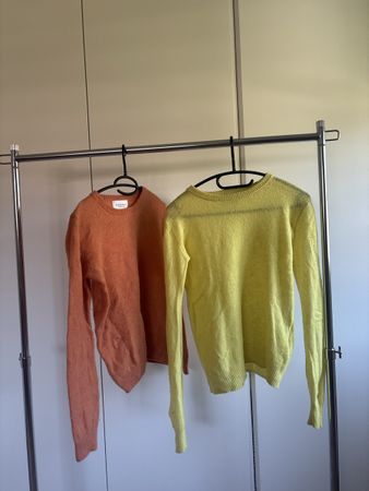 SPARZ Pullover orange und gelb Grösse M