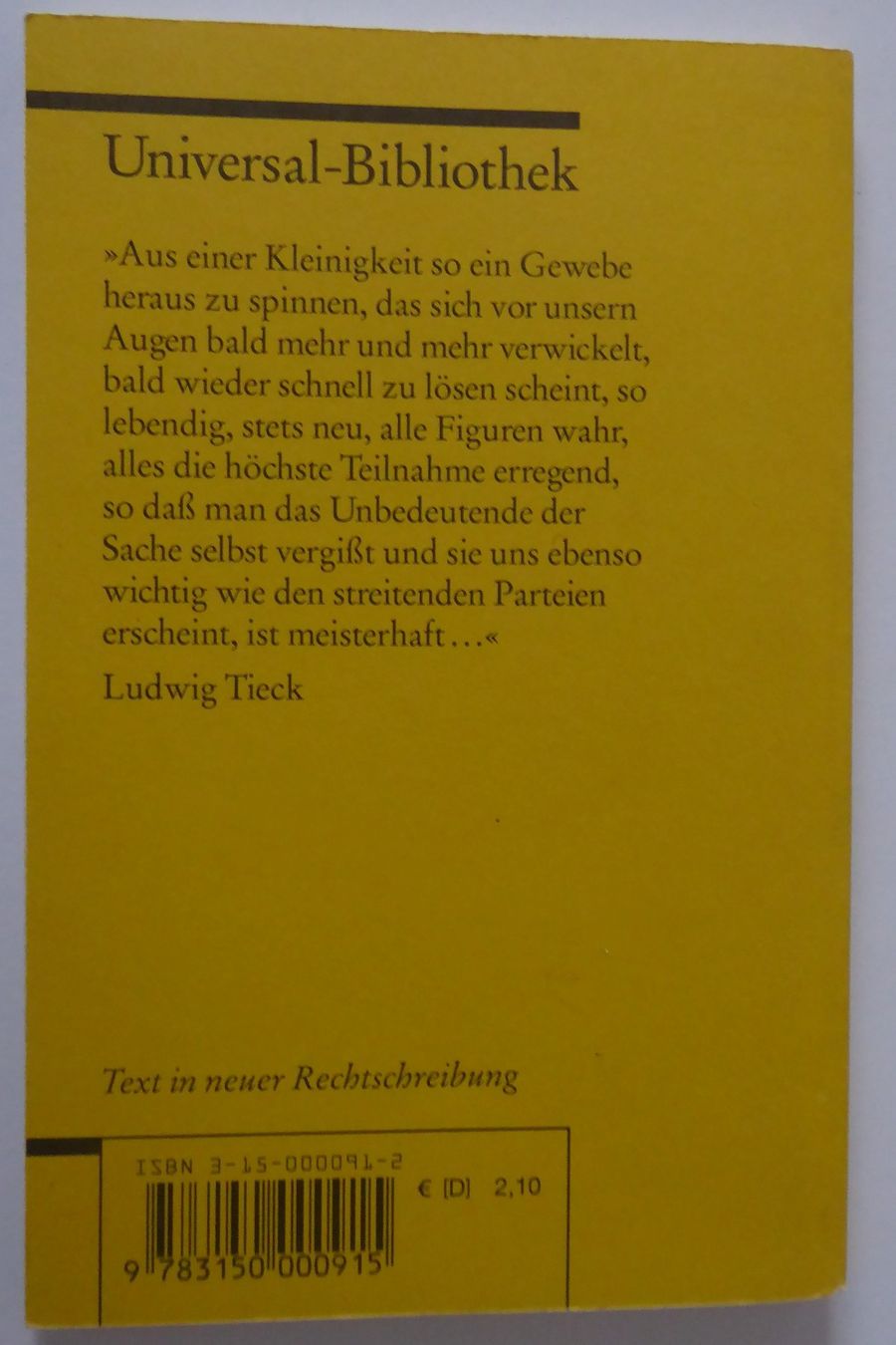 Bücher: Heinrich von Kleist, Reclam – Gebraucht aus Wettingen von tonia3 1