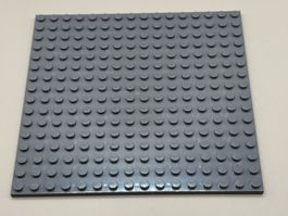 LEGO 16x16 Platte dunkelgrau