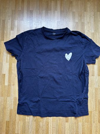 T-shirt  allaitement Kiabi bleu marine taille M