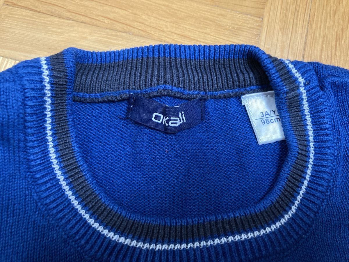 Okaidi Maglioni & Felpe: Okaidi Kinder Pullover, Blau, Gr. 98, Top Zustand! – Usato da Umiken venduto da hope2008 1