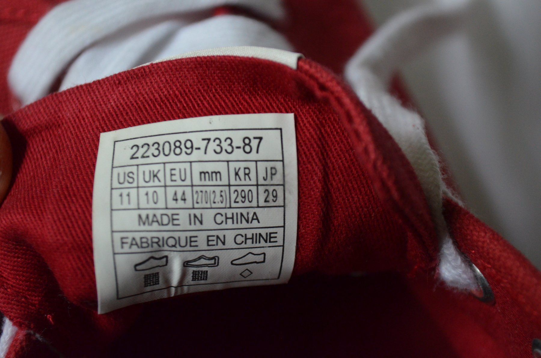 Levi's Scarpe da uomo: Levi's Herren Sneakers, ROT, Grösse 44 – Usato da Zürich venduto da Gustavo_Bianco 6