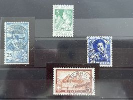 UPU blau 25 Rp. Vollstempel Lausanne
