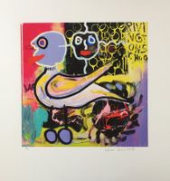 Paul Kostabi       "Behind the Atrocity"        Giclee