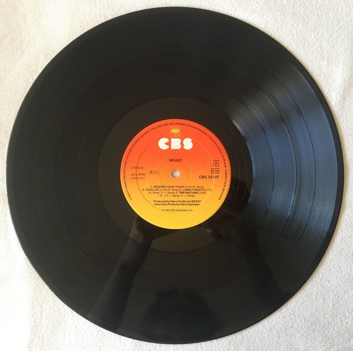 Dischi in vinile: Beast – Beast - LP - 1982 - Switzerland First Press – Usato da Uster venduto da Zardodel 3
