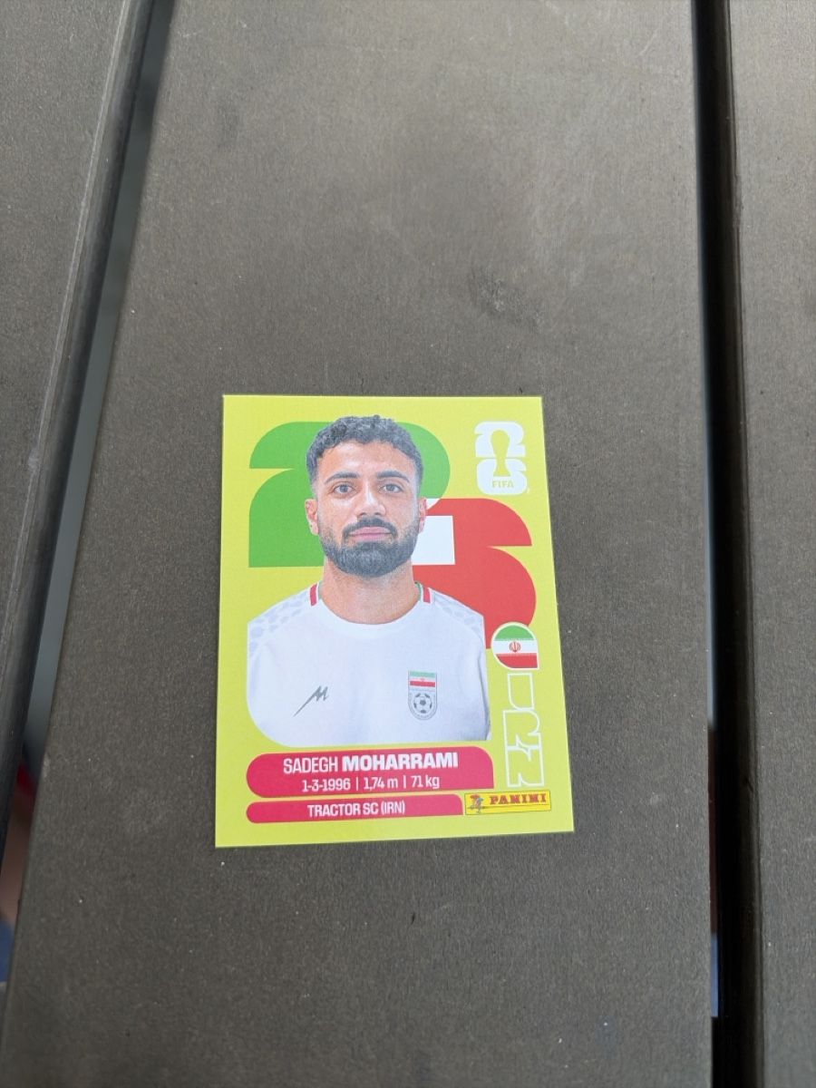 Panini Sammelbilder & Trading cards: Sadegh Moharrami – Neu (gemäss Beschreibung) aus Dornach von metallbau.ch