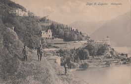 AK Castagnola - Lago di Lugano vista panoramica 1907