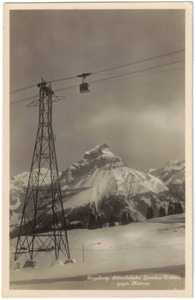 Cartoline postali: Engelberg - Luftseilbahn Gerschnialp--Trübsee – Usato da Binningen venduto da Mountainrider