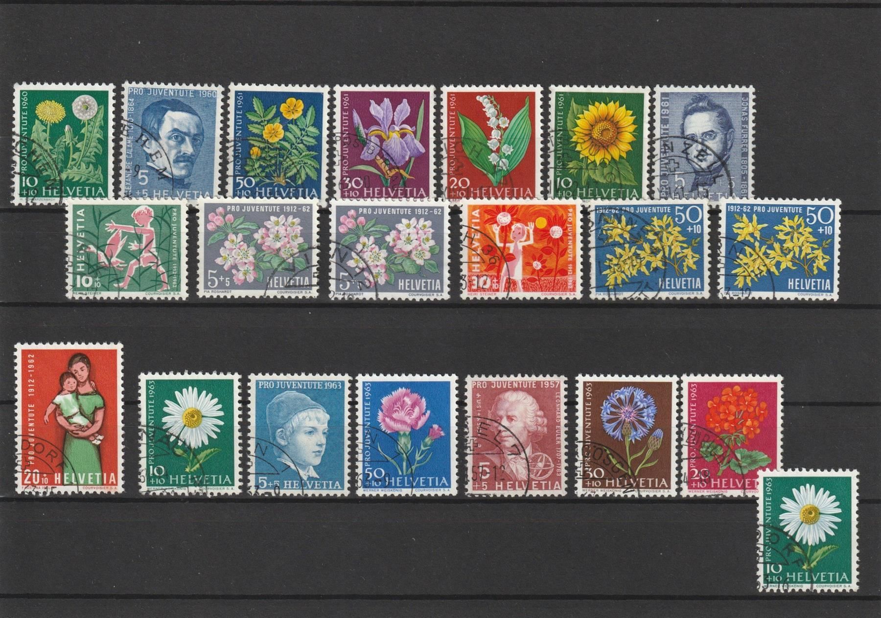 Tutti i francobolli: 1917-2001 diverse gestempelte Marken PJ – Usato da Spiez venduto da Crazyduck 3