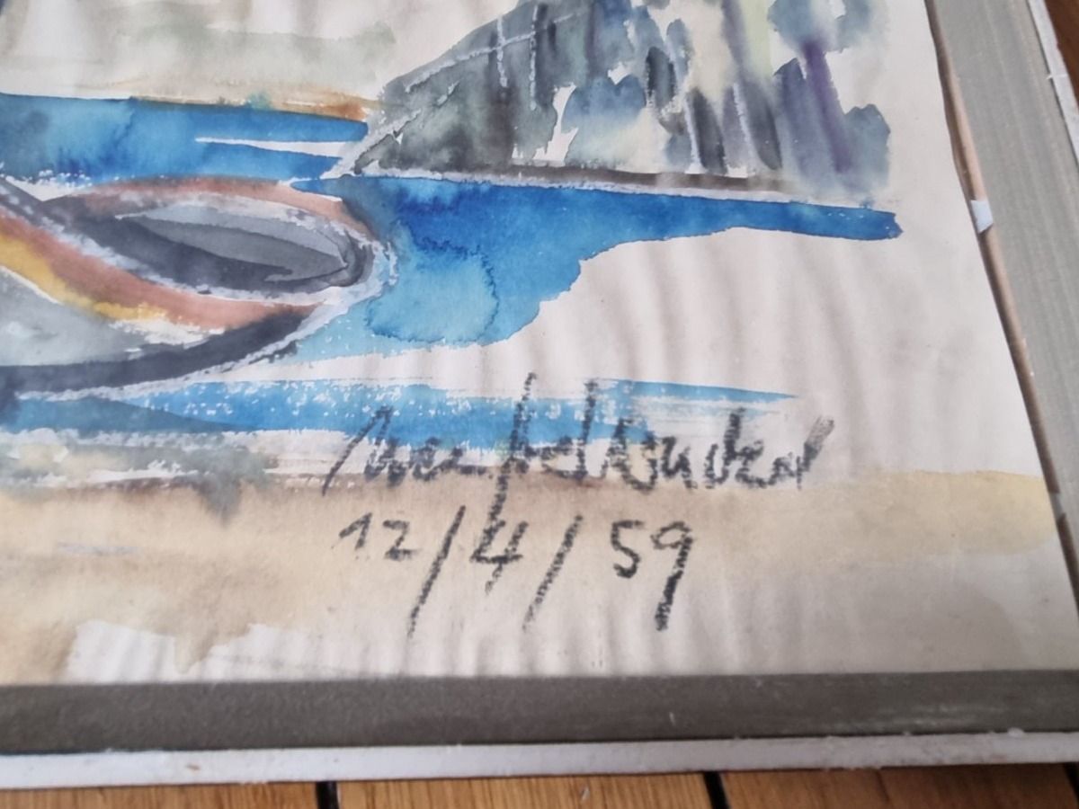Dipinti: Aquarell Signiert – Usato da Schaffhausen venduto da Leveron13 2