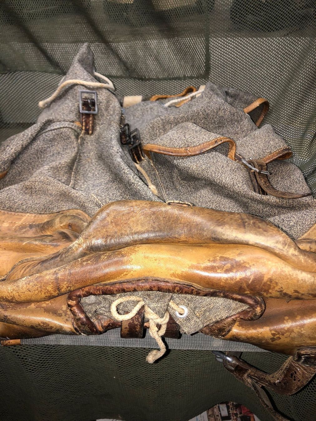 Schweizer Armee Zaini: Schweizer Armee Militär Gebirgsrucksack Rucksack WW2 – Usato da Madiswil venduto da TEMISO 4