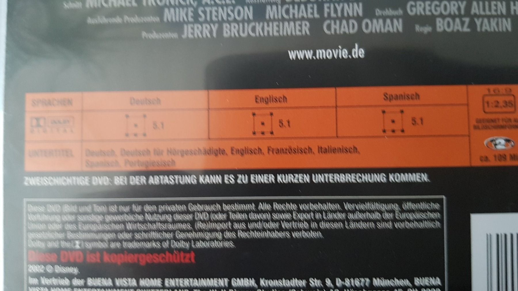 Tutti i DVDs: DVD Gegen jede Regel / Denzel Washington – Usato da Oetwil am See venduto da fineli2 1