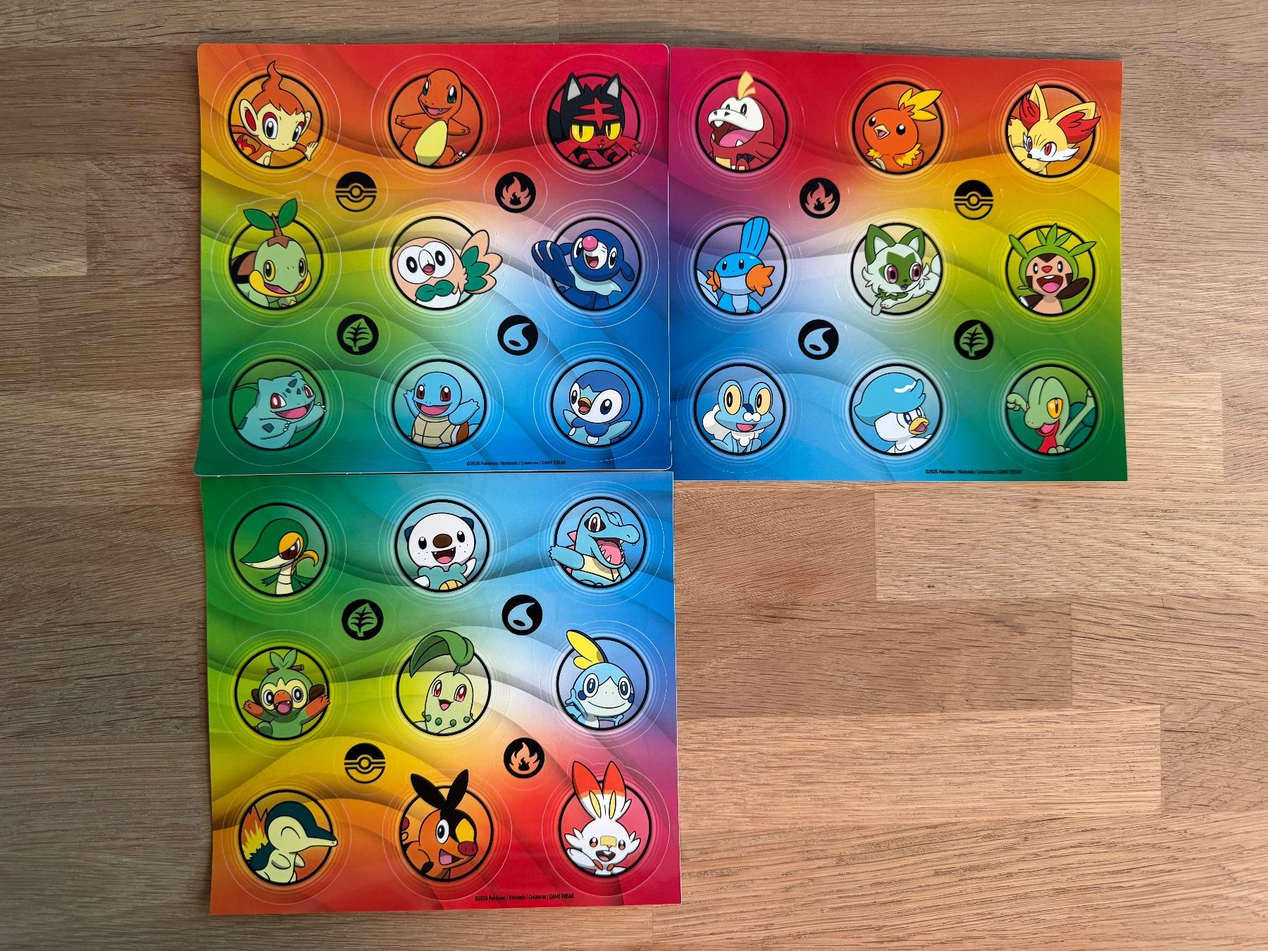 Aufkleber: Stickerbögen First Partner Sets - Pokémon TCG - EN – Neu (gemäss Beschreibung) aus Thalwil von ramsey92