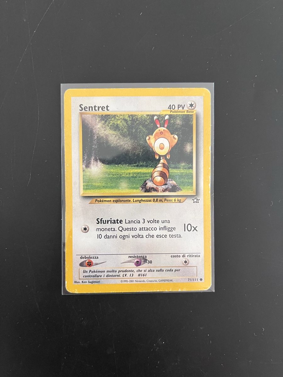Pokémon Carte collezionabili: Sentret Neo Genesis – Usato da Massagno venduto da Pkmn93