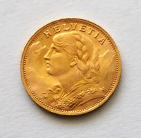 GOLDVRENELI 20Fr. ABART - 1935 mit 21 Sterne statt 22*  !!!
