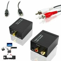 Toslink zu Analog Audio Wandler Digitaler optischer Koaxial