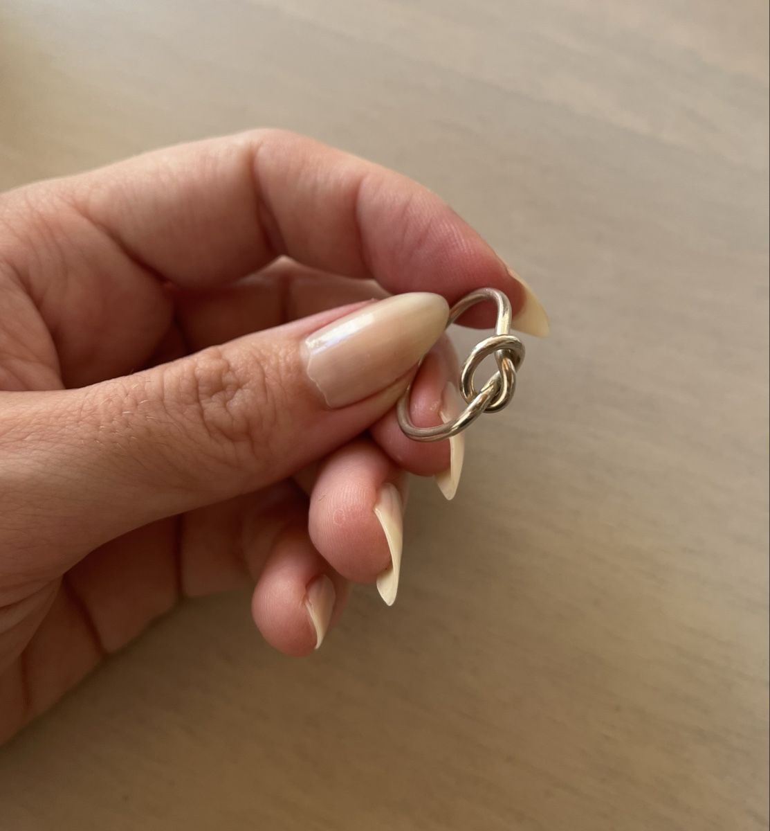 Anelli: Silber (925) Knotenring, Grösse 56 – Usato da Bern venduto da egg_sabrina 1
