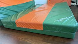 Seltene sehr glatte Weichbodenmatte in gutem Zustand
