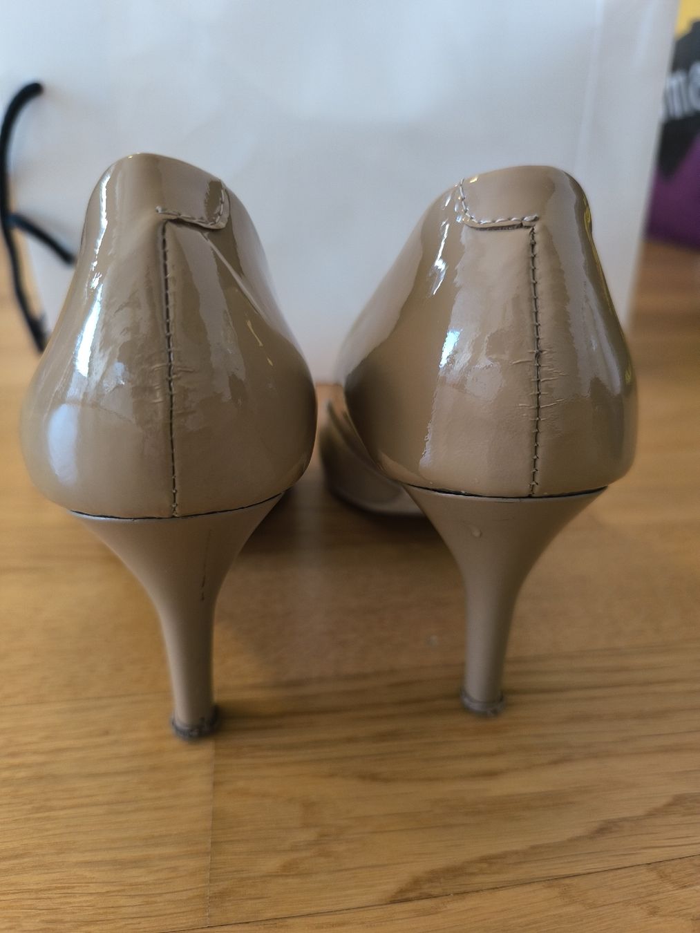 Scarpe da donna: Leder High Heels grösse 40, Glänzendes Hellbraun – Usato da Münsingen venduto da pas_82kk 1