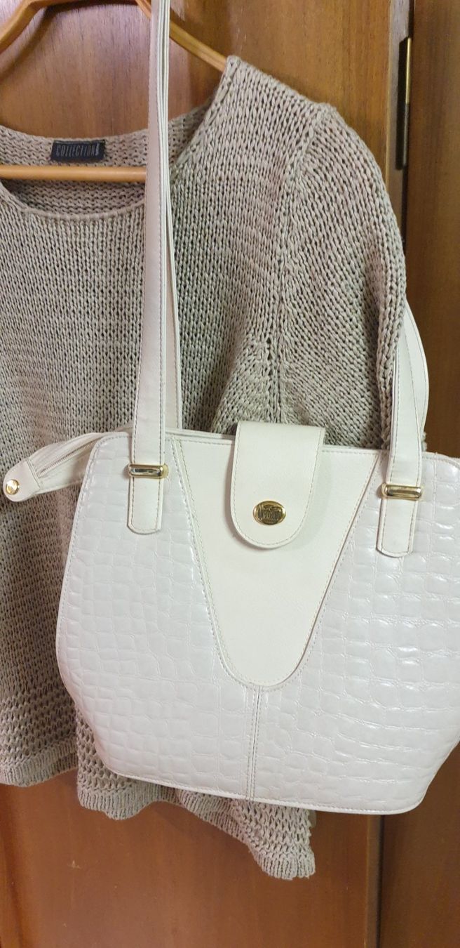 Borse da donna: vintage Handtasche weiss – Usato da Wildhaus venduto da enzian66