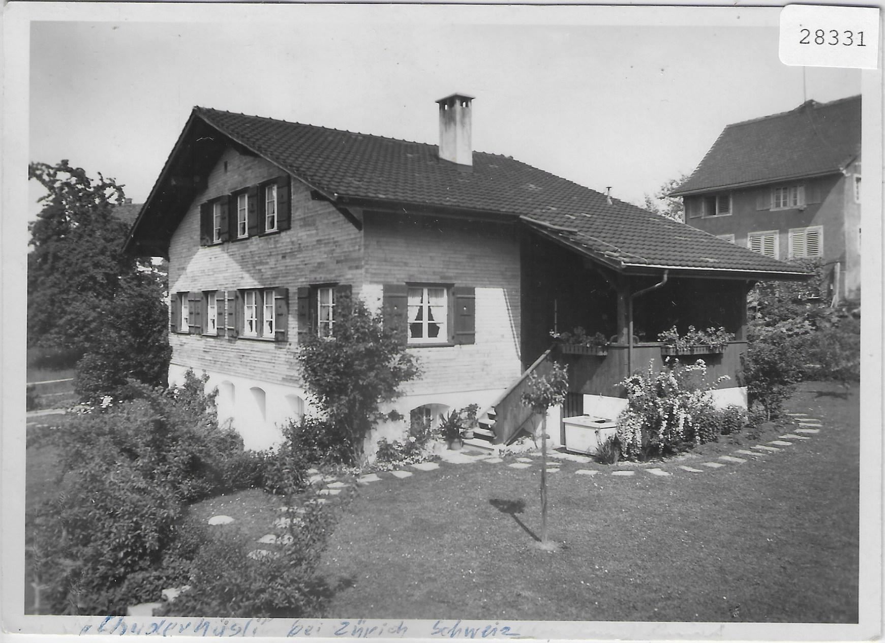 Cartoline postali: Chuderhüsi bei Zürich – Usato da Ettingen venduto da Kartenplanet